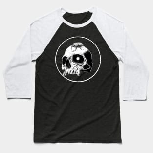 Macabre Skull and Scarab Baseball T-Shirt